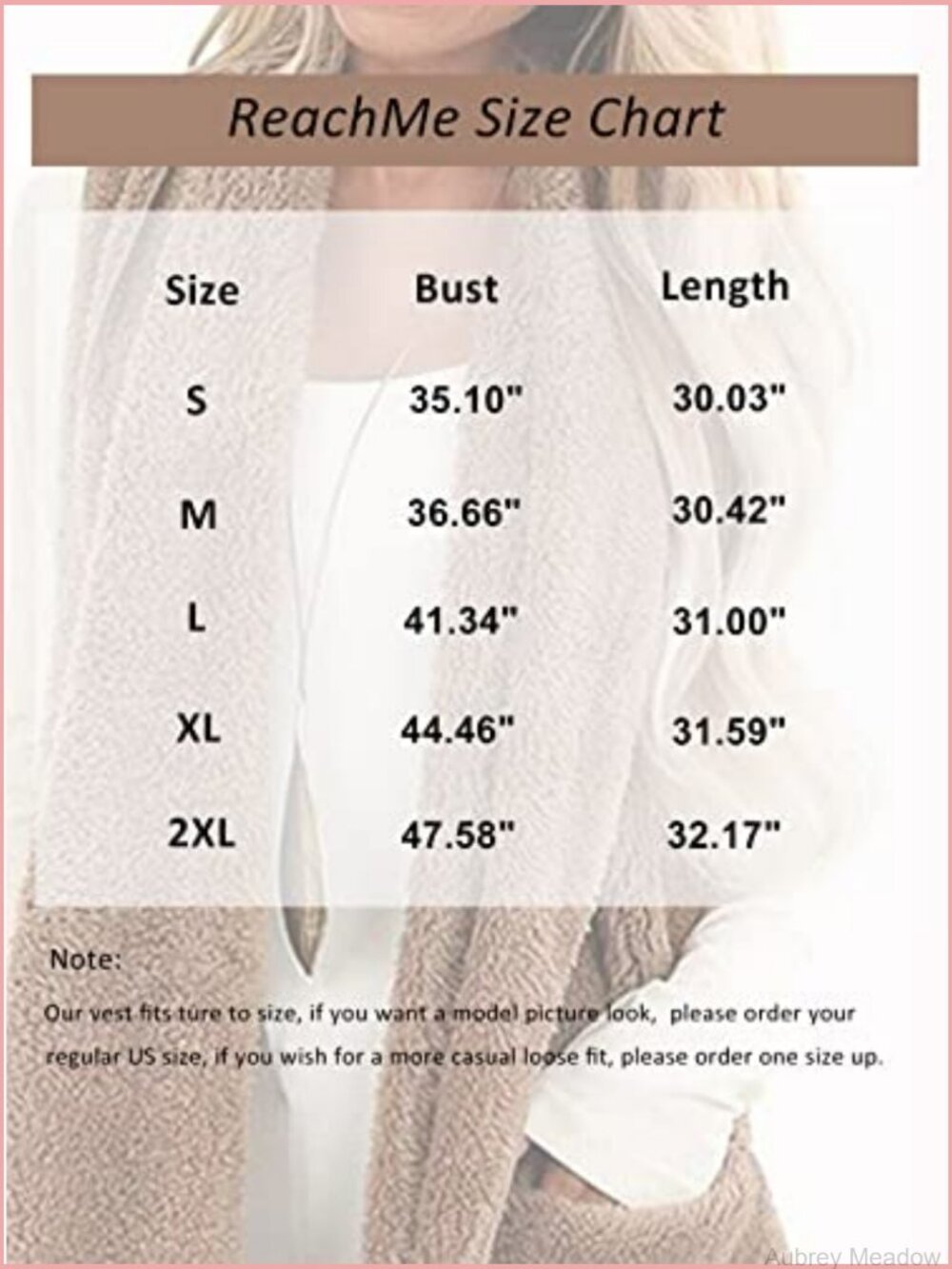 Sleeveless Sherpa Vest Open Front Fleece Cardigan Coat Pockets - Picture 5 of 6